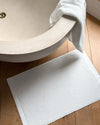 Terry Waffle Bath Mat Grey Fog