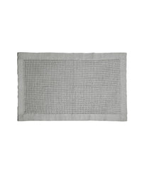 Supima® Waffle Bath Mat Cinder Grey