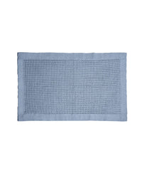 Supima® Waffle Bath Mat Denim