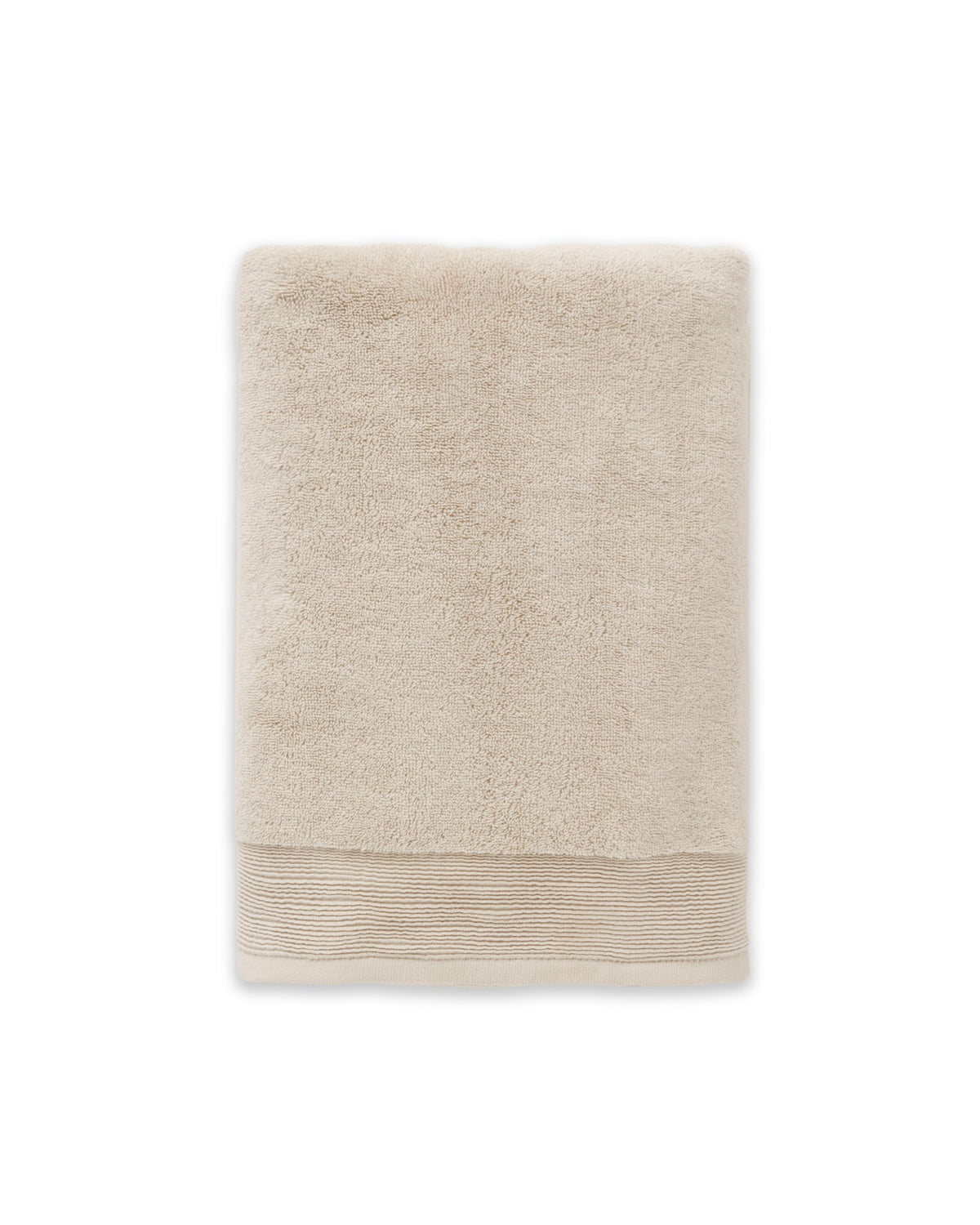 Plush towel in Oatmeal #color_oatmeal