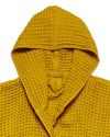 Onsen Waffle Bath Robe in Ochre #color_ochre